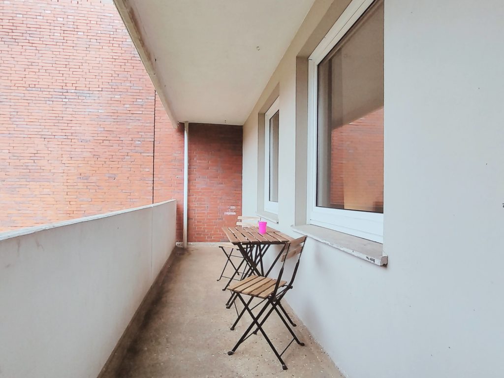 WG-Zimmer Balkon