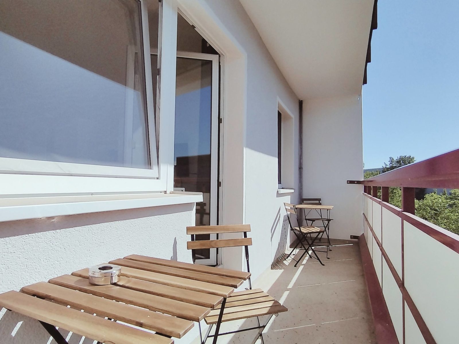 WG-Zimmer Leipzig Balkon