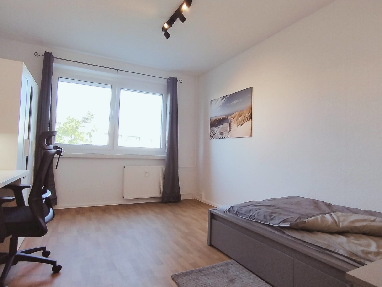 WG-Zimmer Leipzig Schlafraum